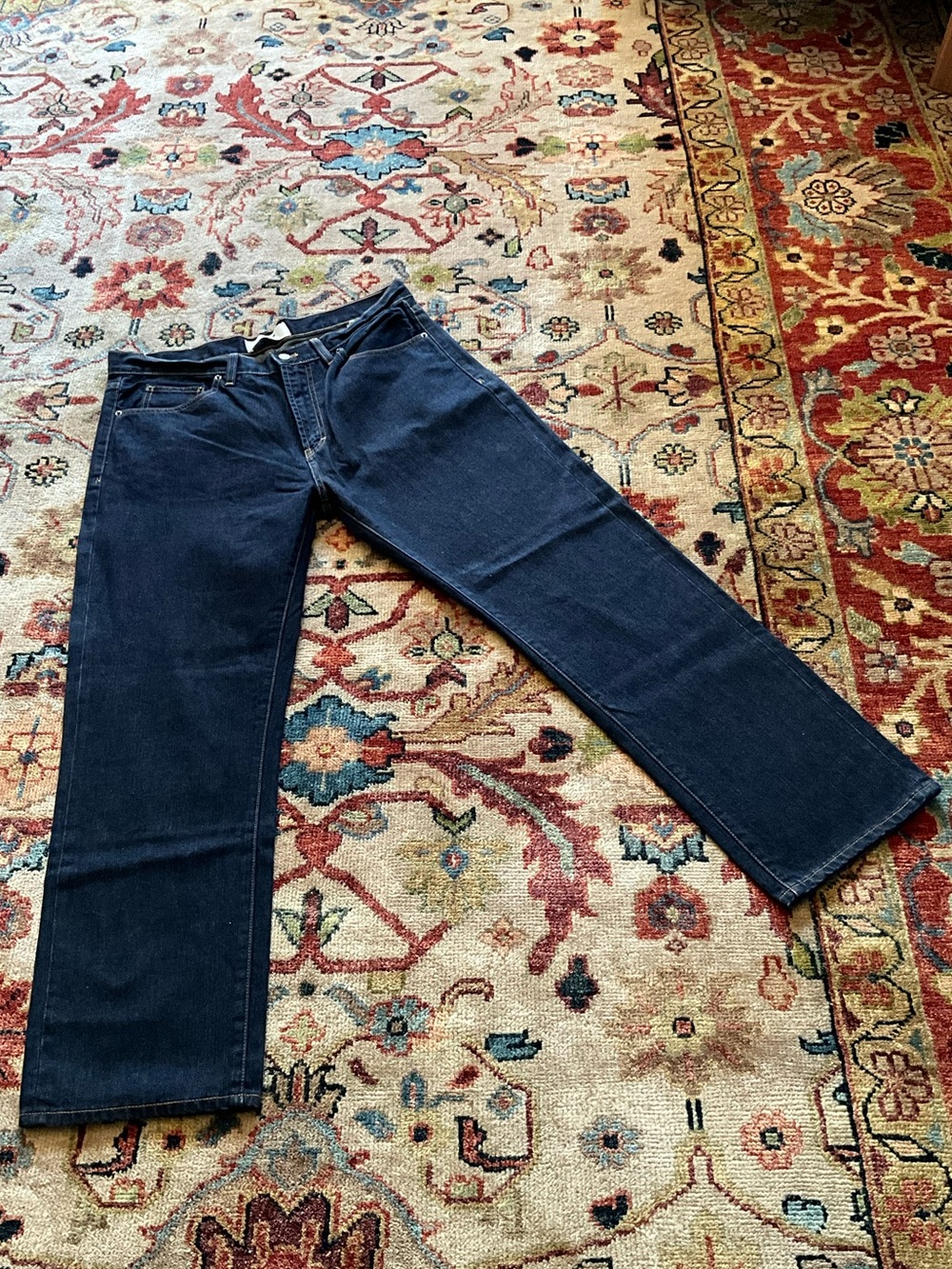 J Crew Classic Men's Dark Blue Straight-Leg Jeans